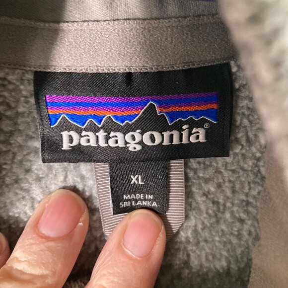 Womens Patagonia Better Sweater Zip Vest Gray XL Polyester - Picture 6 of 8